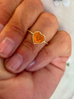 Innamorato 💛 #sunset #orange #gold #ring #bright #light #love #monicagjewels☀️⭐️💛 #finejewelrydesign